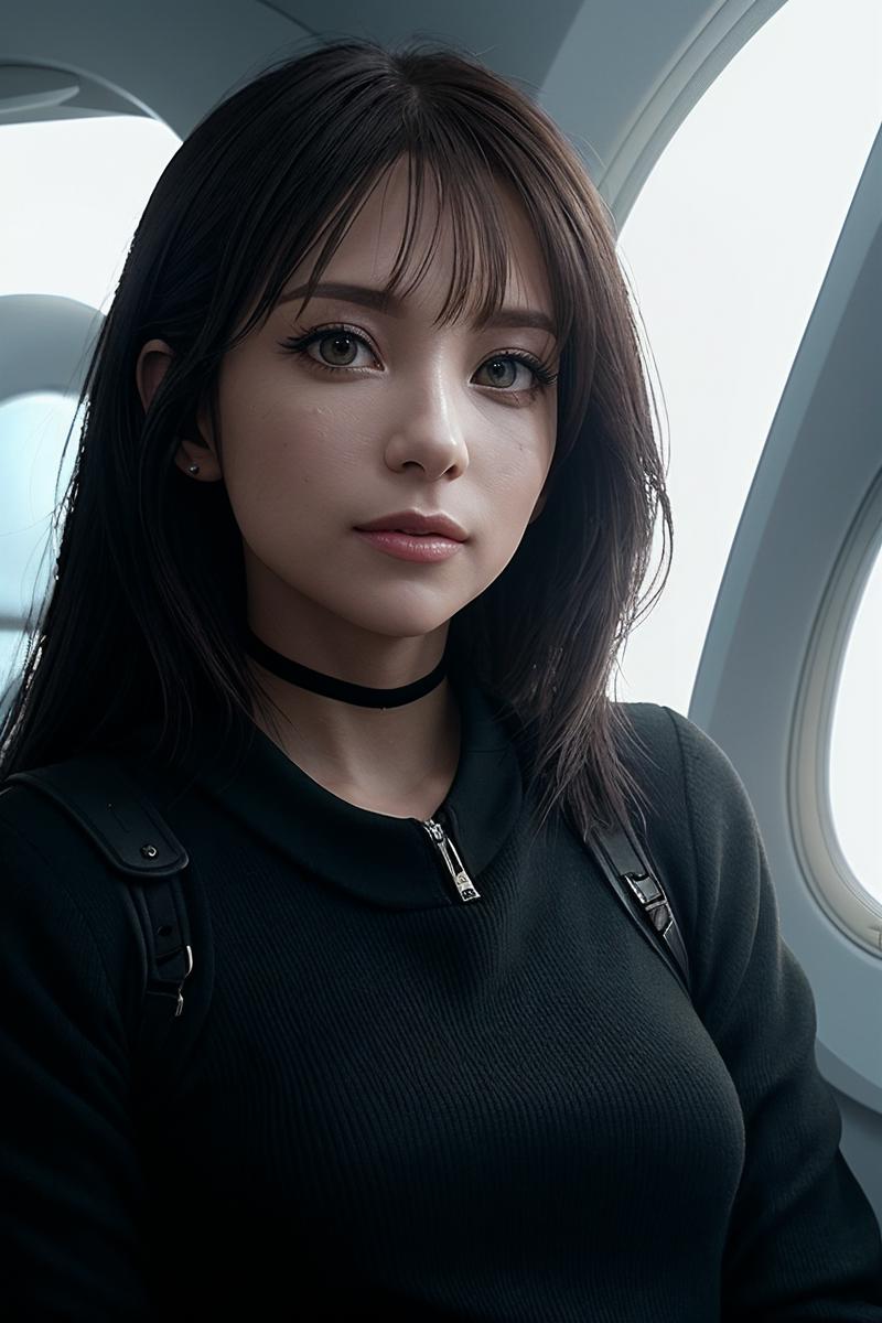 00148-beautiful woman (EP4y4n4K4j1w4r4_.99)_ a woman at (airplane interior_1.1), perfect highponytail, wearing sexy black (Boatneck To-0000.png